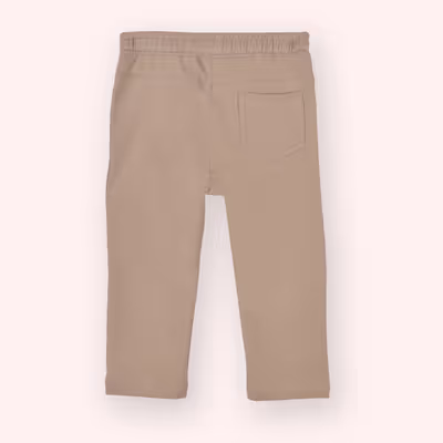 Elastic Waist Striped Detailed Sweatpants-Mink-1.5-2 Yrs