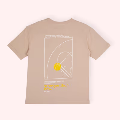 Short Sleeve T-Shirt-Mink-5-6 Yrs