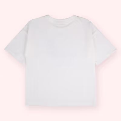 Printed Detailed T-Shirt-Ecru-11-12 Yrs