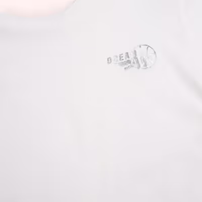 Crew Neck Printed Short Sleeve T-Shirt-Ecru-8-9 Yrs