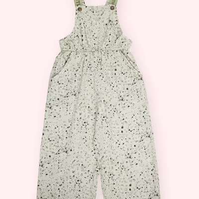 Patterned Overalls 2511GK24002