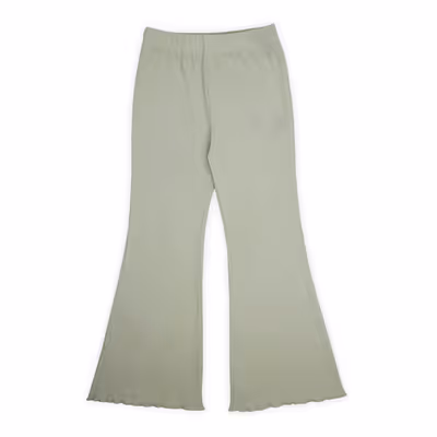 Wide Leg Leggings-Khaki-9-10 Yrs