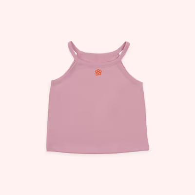 Printed Tank Top-Pink-5-6 Yrs