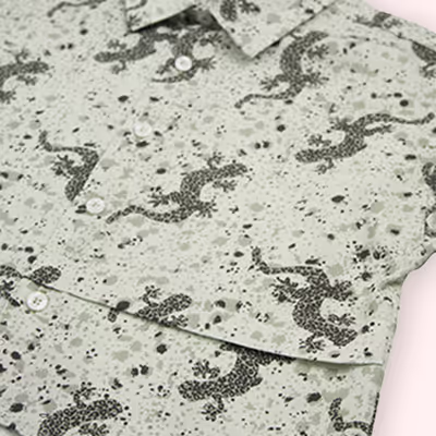 Printed Shirt-Green-12-18 Mth