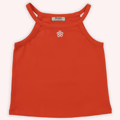 Printed Tank Top-Pomegranate-5-6 Yrs