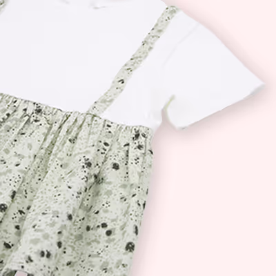 Short Sleeve T-Shirt-Ecru-1.5-2 Yrs