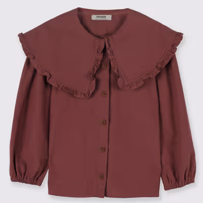 Long Sleeve Shirt-Rose-5-6 YRS