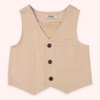 Vest-Beige-6-7 Yrs