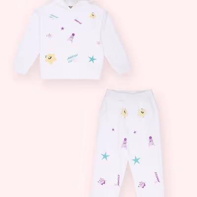 Patterned 2-Piece Tracksuit Set 2511GK17002