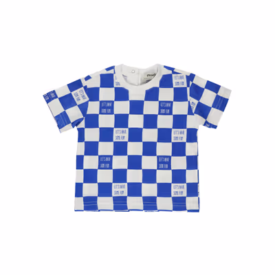 Printed Detailed T-Shirt-Sax Blue-12-18 Month