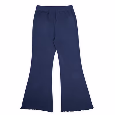 Wide Leg Leggings-Navy-11-12 Yrs