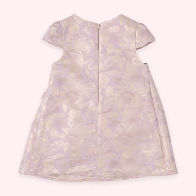 Dress With Ruffle Detail-Lilac-3-4 Yrs