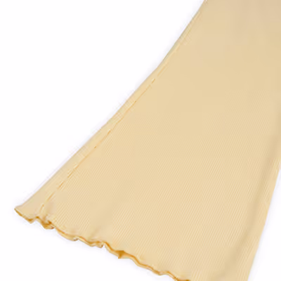 Wide Leg Leggings-Yellow-2-3 Yrs