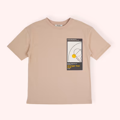 Short Sleeve T-Shirt-Mink-5-6 Yrs