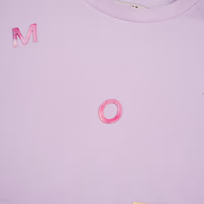 Printed Detailed Sweatshirt-Lilac-5-6 Yrs