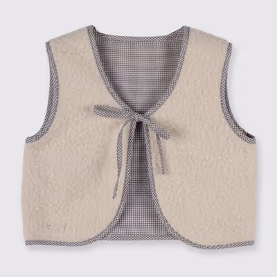 Vest-Ecru-6-7 YRS