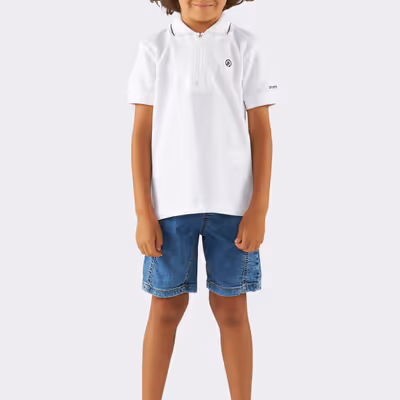 Washed Denim Shorts 2311BK07042