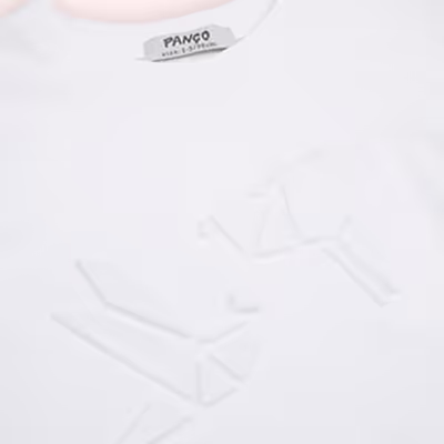Short Sleeve T-Shirt-White-2-3 Yrs