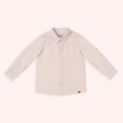 Shirt-Beige-5-6 Yrs