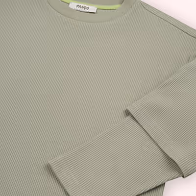 Long Sleeve T-Shirt-Khaki-11-12 Yrs