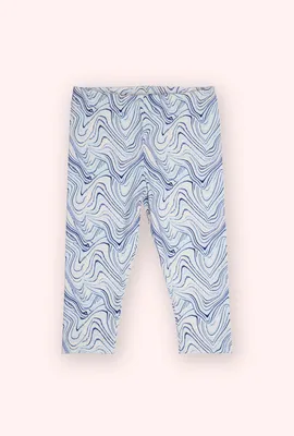 Elastic Waist Printed Leggings 2511GB12003