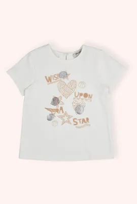 Crew Neck And Printed T-Shirt 2511GB05001