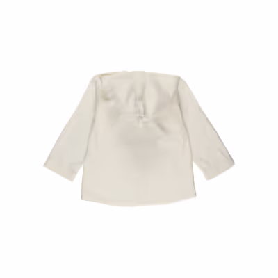 Hooded Long Sleeve Shirt-Ecru-6-7 Yrs