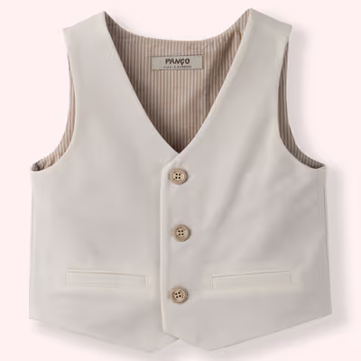 V Neck Lined Buttoned Vest 2511BB23005