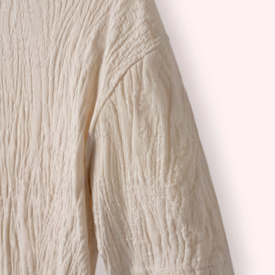 Crew Neck T-Shirt-Beige-11-12 Yrs