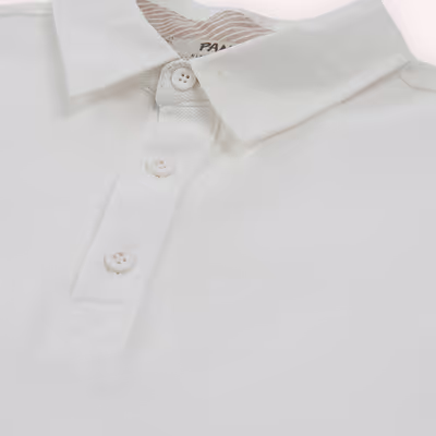Short Sleeve Polo Neck T-Shirt-Ecru-5-6 Yrs