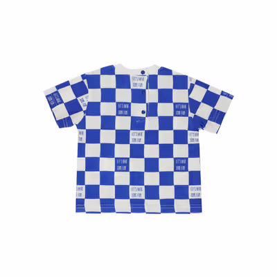 Printed Detailed T-Shirt-Sax Blue-12-18 Month