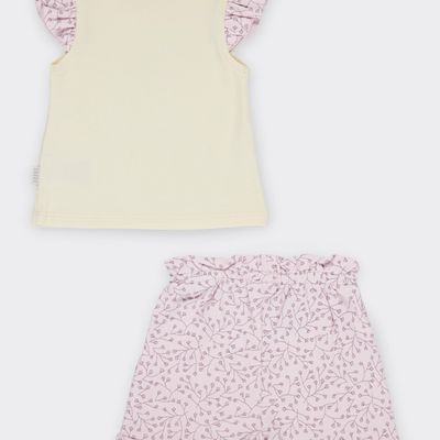 Short Sleeve 2-Piece Set-Lilac-12-15 Month