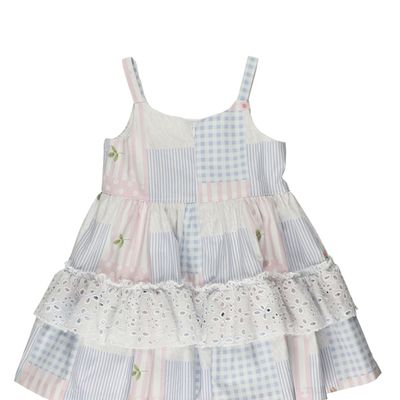Strap Dress-White-12-18 Month