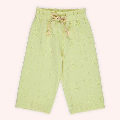 Elastic Waist Trousers-Green-1.5-2 Yrs